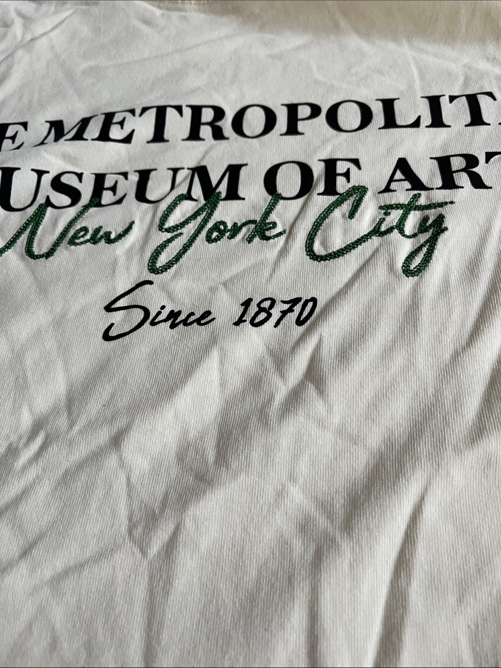PacSun -Metropolitan Museum of Art New York City Graphic Tee - Cream large. - Picture 6 of 8